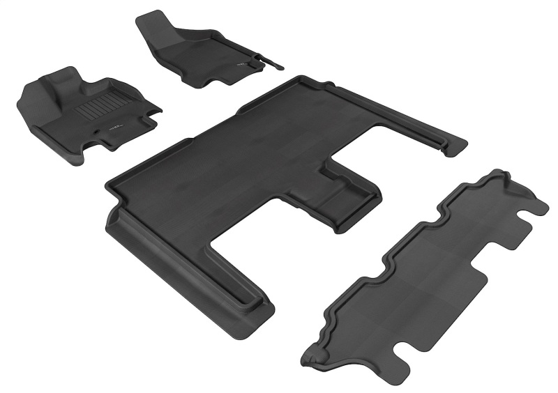 Chrysler Town & Country Floor Mat Set - 3D MAXpider - Kagu Series - Black - `13-`16 Chrysler Town & Country Floor Mat Set - 3D MAXpider - Kagu Series - Black - `13-`16